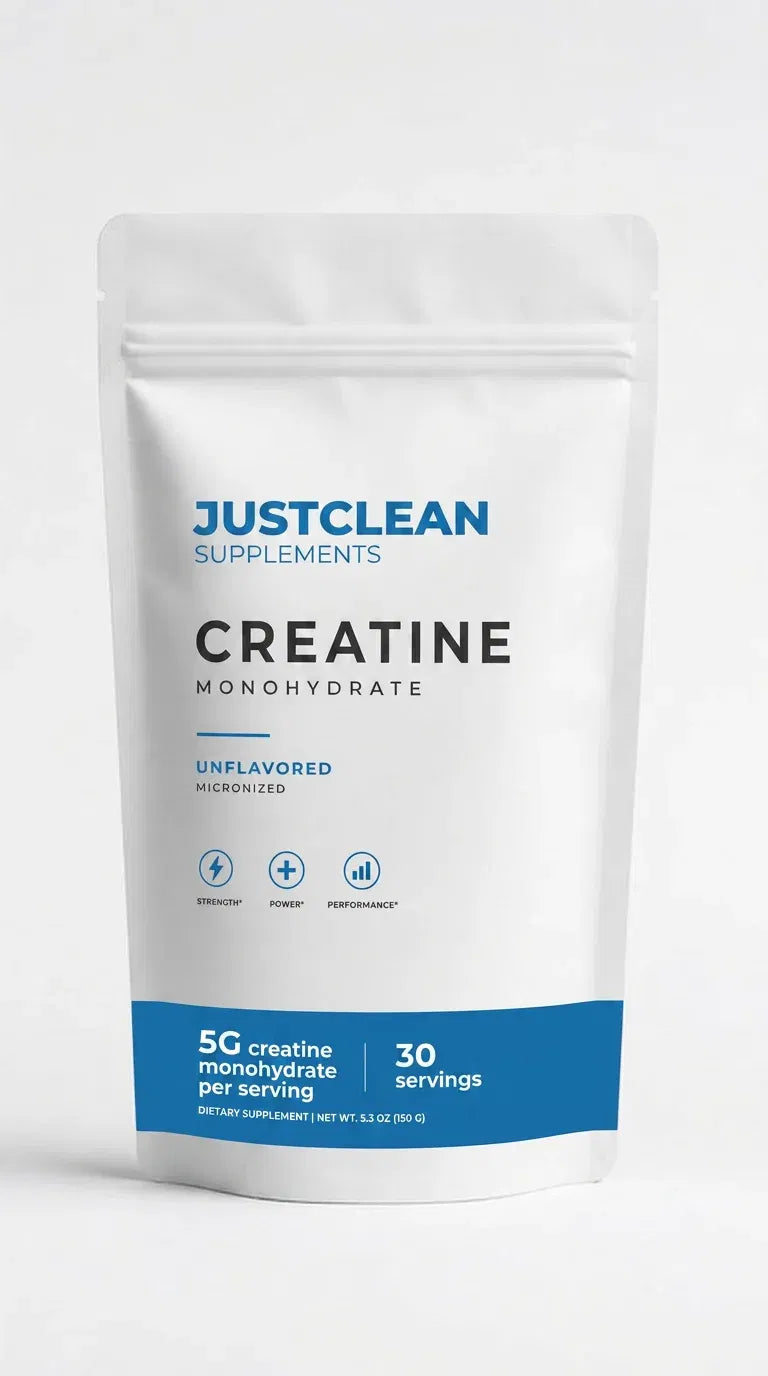 JustClean Creatine Monohydrate - 150g, 30 Servings